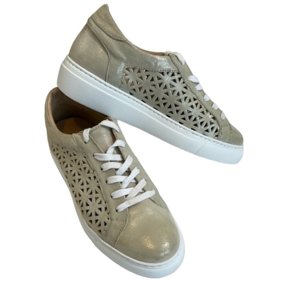 Clorinda Antinori Shoes - Clorinda Antinori Zoe Luce Beige Italian Sneakers EU 37